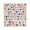 Spring 2026 New Mulberry Silk Silk Scarf Silk High-end Cartoon Cat Style Printed Neck Small Square Scarf