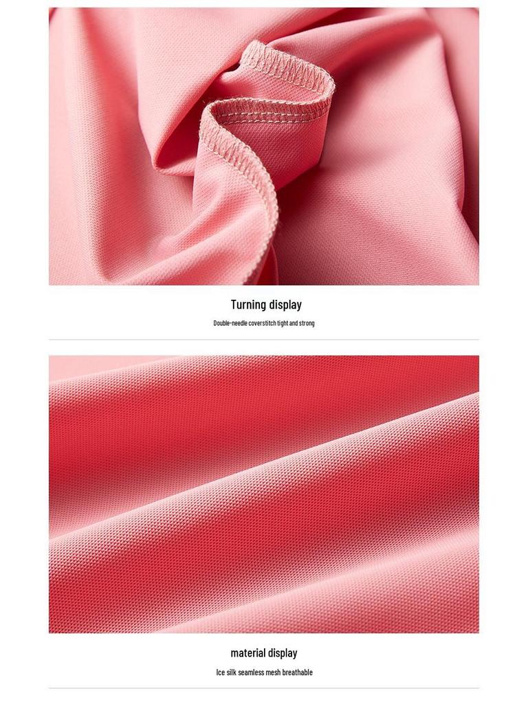 Men's Business Casual Ice Silk Polo - Slim Fit Summer Short-Sleeve Shirt