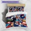 Set di biancheria da letto con 3 pezzi a tema Kuroko's Basketball2, set copripiumino include copripiumino e federe, perfetto per la decorazione della camera da letto in ogni stagione e come regalo