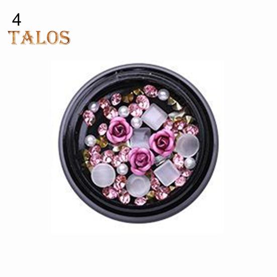 1Box Nail Decor Exquisite DIY Design Rhinestone Fashion 3D Sequins Decal for Nails