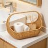 Boat Shape Handwoven Storage Basket For Picnic Flower Decoration And Home Organization Craft Of Sturdy PE Materials