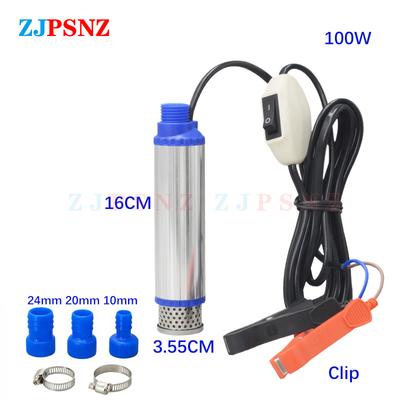 12V 24V Portable Submersible Electric Pump 260W 180W 100W For Car Diesel Oil Water Garden Sewage Outdoor Camping Transfer Pump