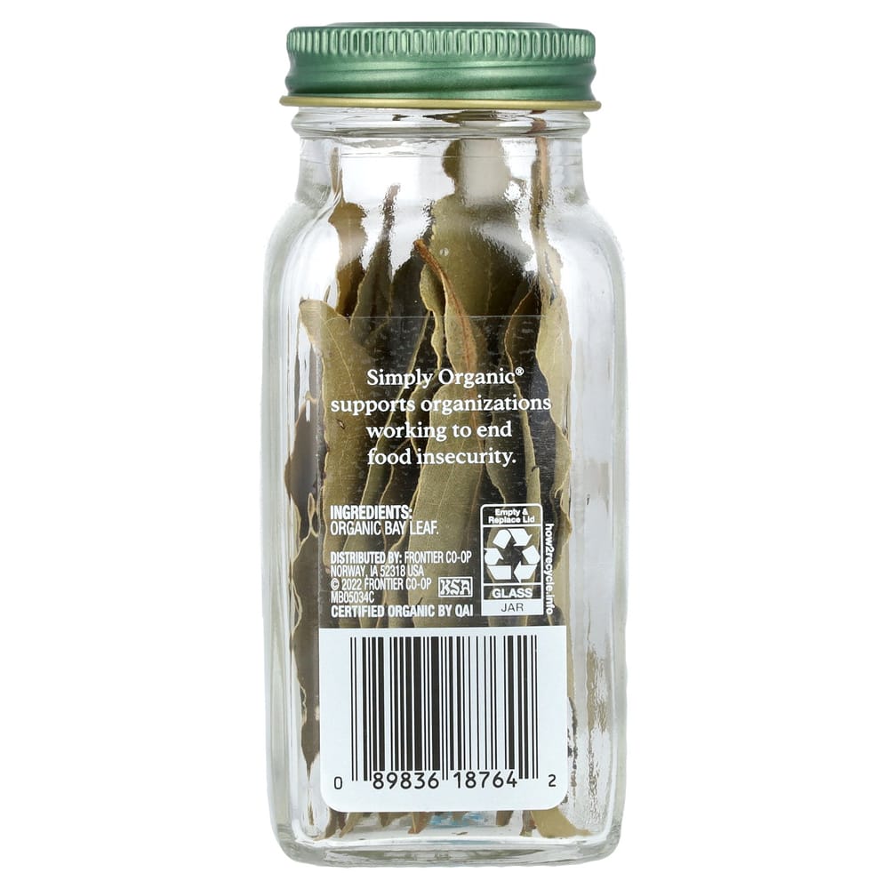 Simply Organic Bay Leaf 4g (0.14oz)