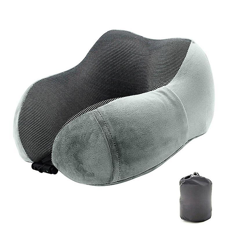 Travel Neck Pillow Memory Foam U-shaped Neck Support Headrest Travel Pillows New