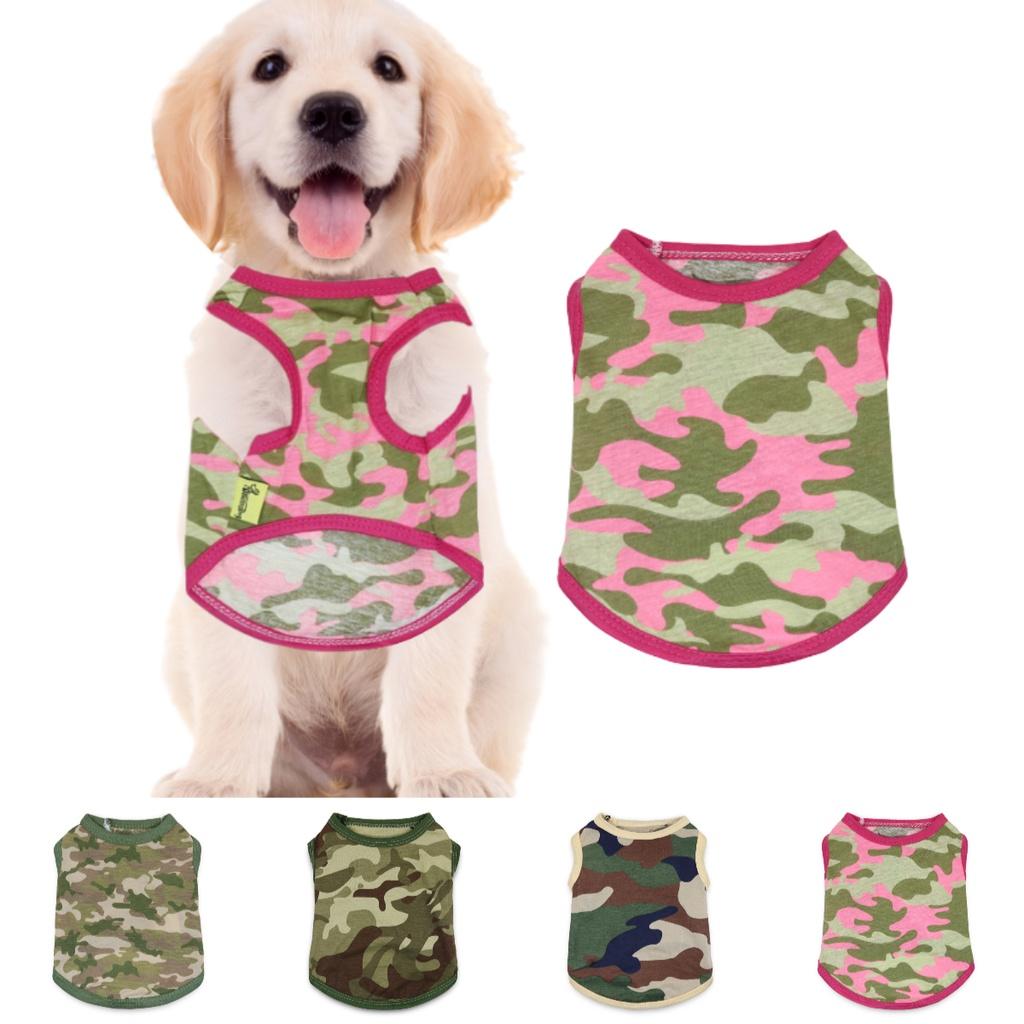 High-quality Drooling Dog Camo Pet Clothing In Cotton Material Available In Multiple Colors