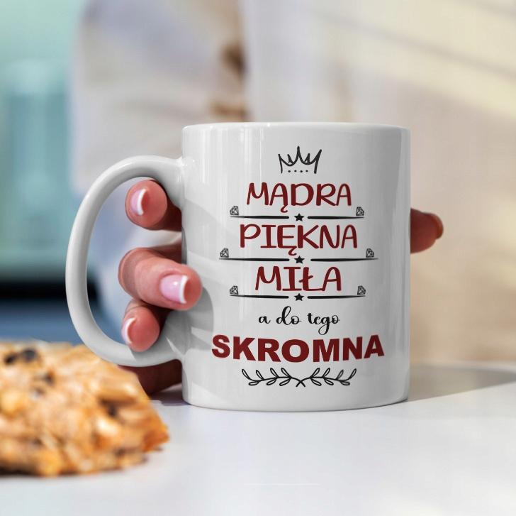 Prezenty Na Dzień Kobiet Dzień Mamy Walentynki Śmieszny Skromny Kubek