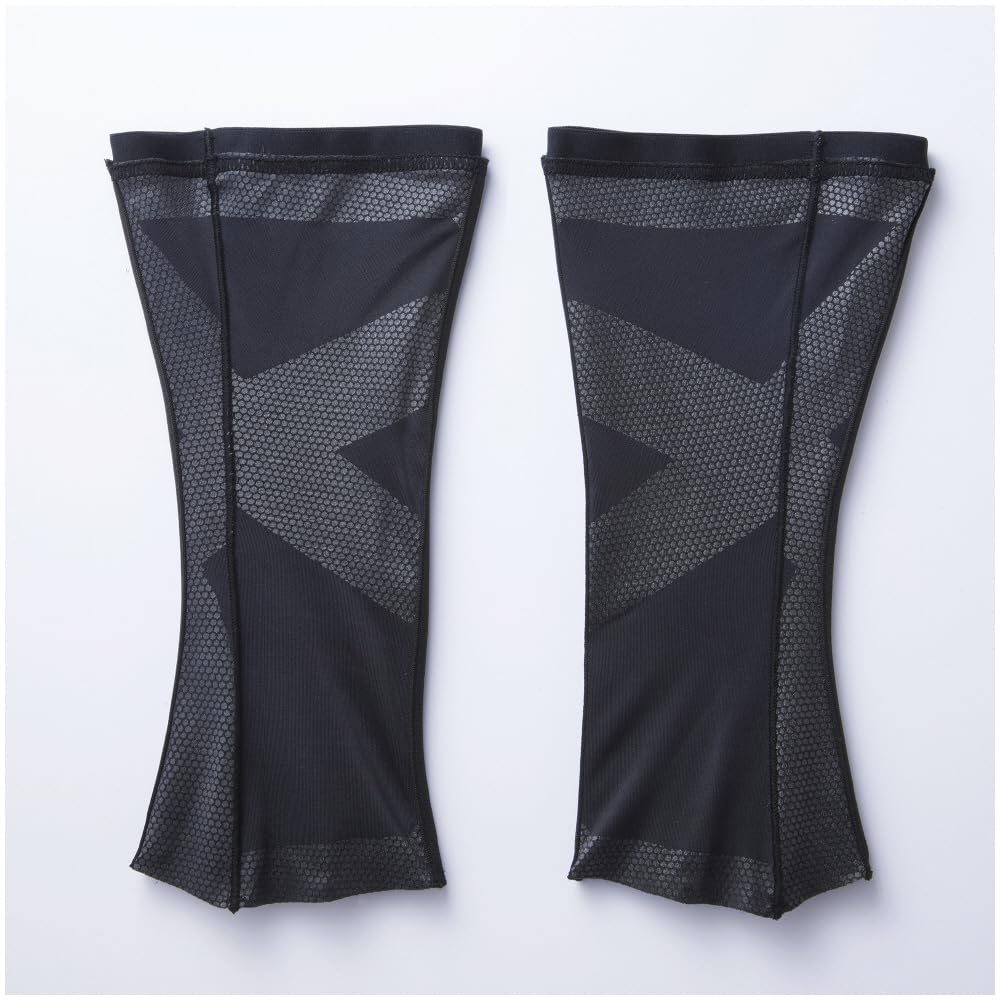 Skin Feel Knee Thin Soft Size C2JSCU01 Support, Material, Texture, 2-Pack, Unisex, Black, M,
