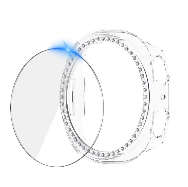 Diamond Case for Samsung Galaxy Watch 8 40mm Hollow Protector Shell smartwatch Accessories for galaxy watch 8 44mm Bumper Cover