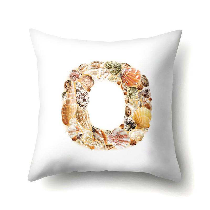 Polyester Pillowcase Automobile Decoration Home 26 English Letter Printed Pillowcase