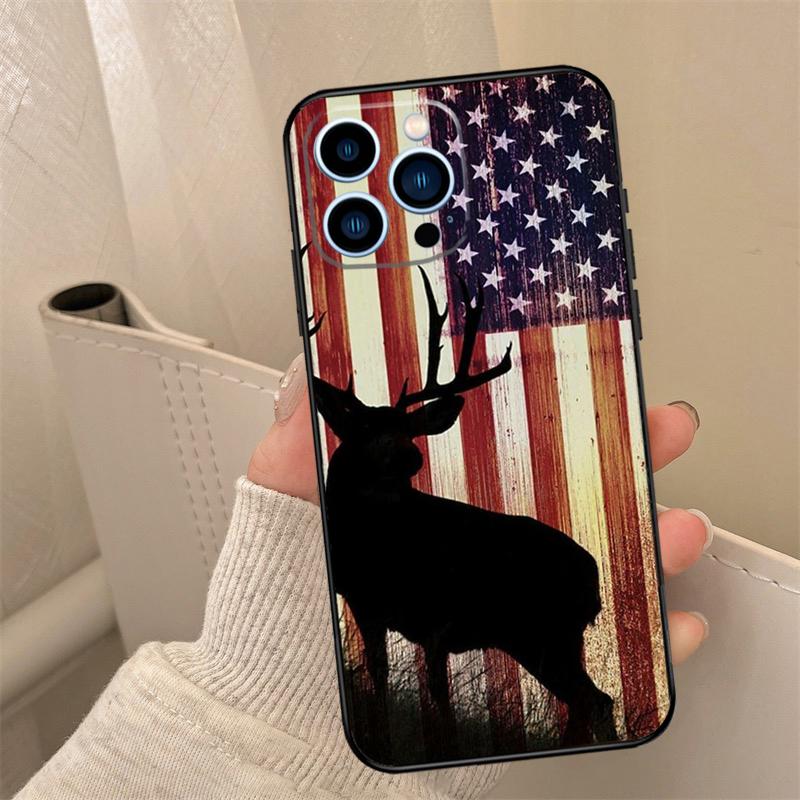 Flag American USA Flag Phone Case For iPhone 16 15 11 13 12 14 Pro Max 13 Mini 7 8 14 Plus XS Max X XR Cover