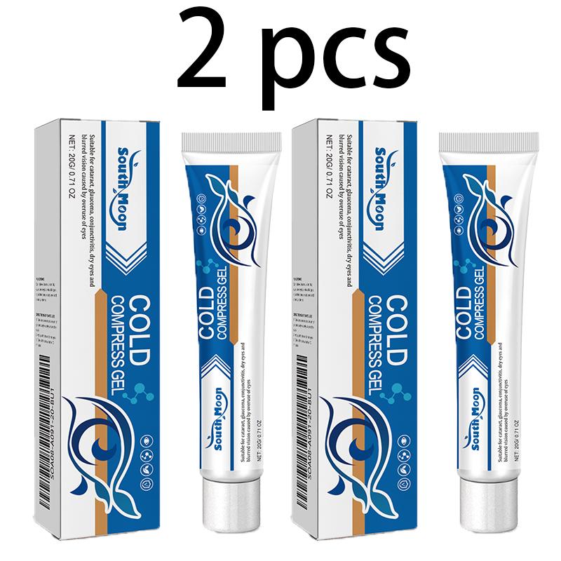 South Moon Zeder Augen-Gel Kühlende Behandlung, Glycerin + Propylenglycol Dual-Action Hydrationsspeicher, Anti-Falten Augenpflege 20g