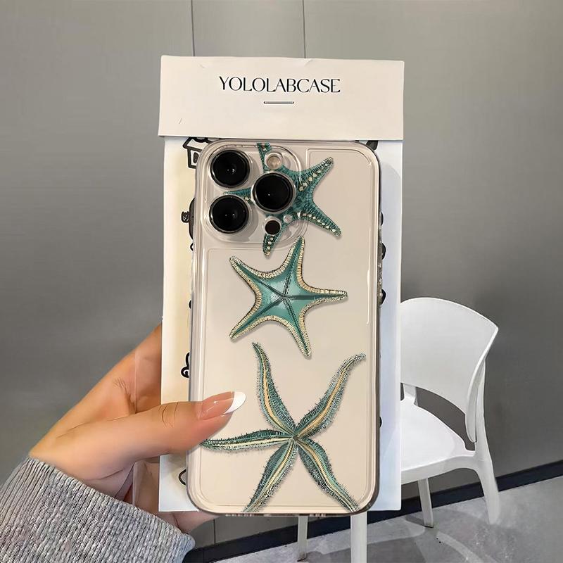Star Stripes Phone Case For IPhone 16E 16 15 14 Pro Plus 13 12 11 17 Pro Max Case 17Air Silicone Shockproof Clear Soft Cover