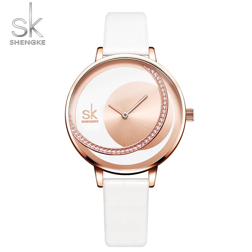 Ladies Watch Women'S Fashion Diamond-Encrusted Women'S Watch Sun Pattern Dial Women'S Famous Watch Waterproof Quartz Watch Women 0088