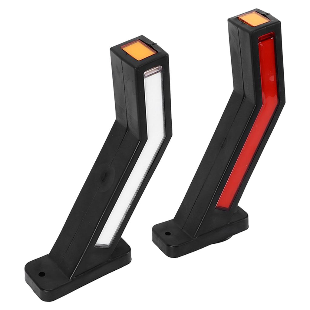 2pcs LED Side Marker Light IP67 Waterproof 12?24V Indicator Lamp Universal for Trucks Trailers