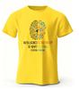 Funny Brain Power Printed Cotton TShirt Soft Breathable Casual Tops Round Neck Short Sleeve Fashion Unisex Quirky Style Soft