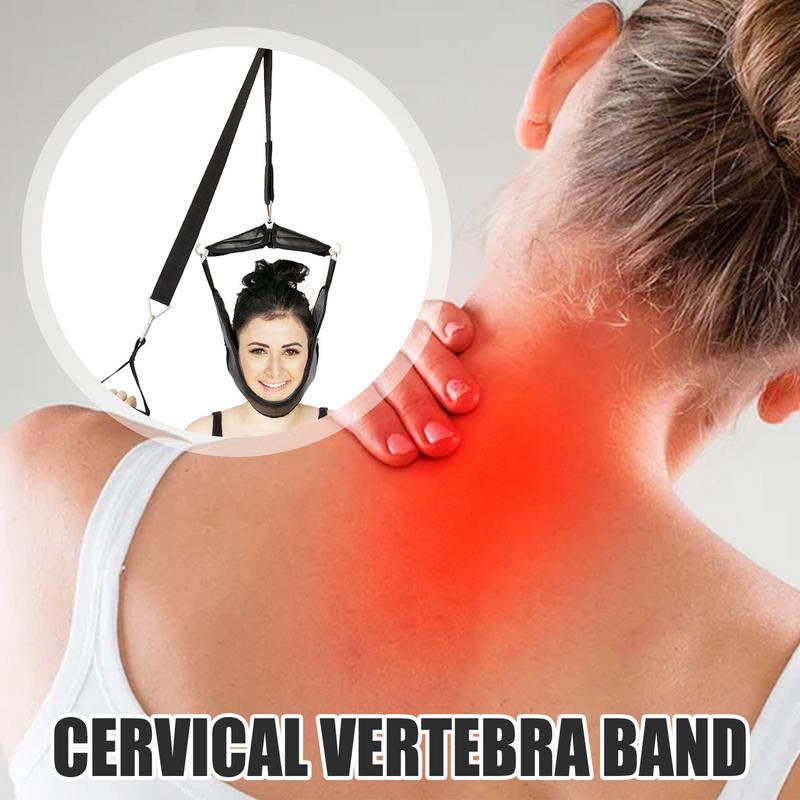 Cervical Neck Tractor Adjustable Cervical Spine Traction Belt Stretch Neck Massager Chiropractic Correction Device Pain Relief
