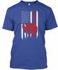 Rhino American Flag T Shirt