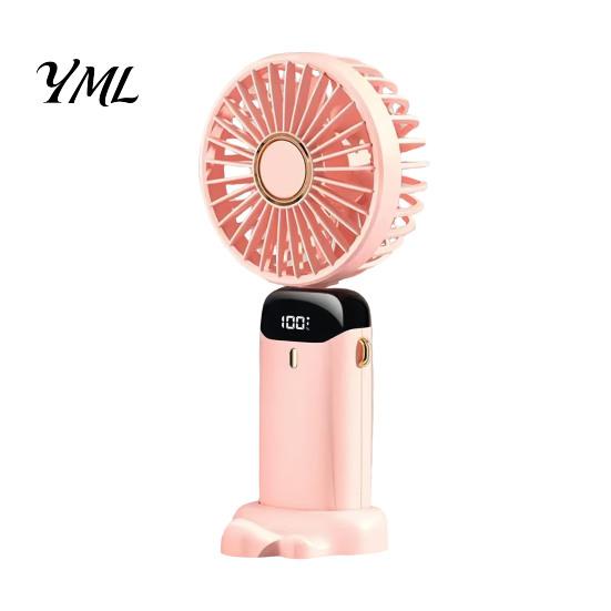 Compact Fan for Outdoor Use Portable Handheld Fan, Foldable Mini with Strong Wind, 3 Speed Cooling Travel Quiet Desk Office, USB Personal Office