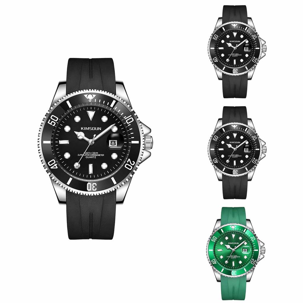 Men's Waterproof Luminous Running Alarm Clock Watch