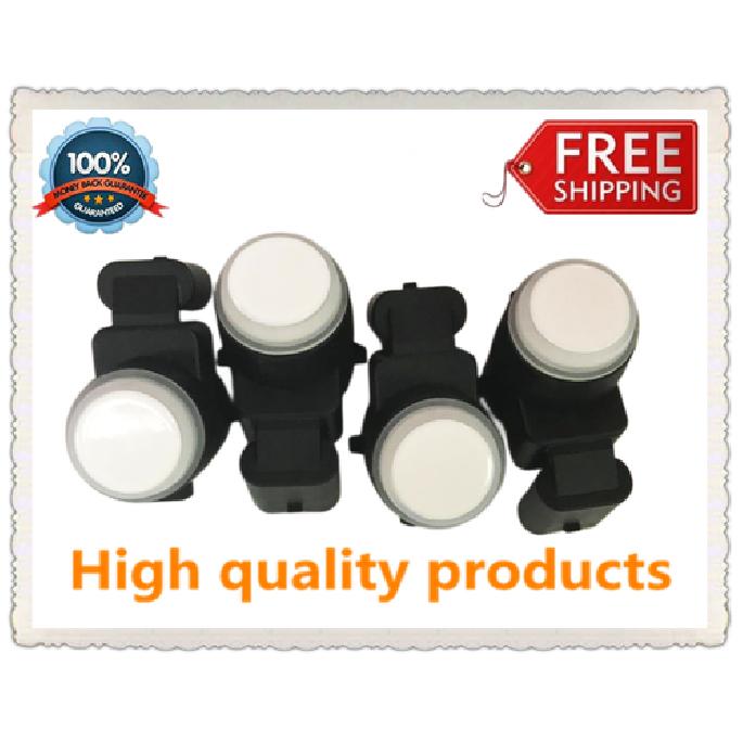 4PCS PDC white Parking sensor 66206935598 For BMW E81 E87 E90 E91 E92