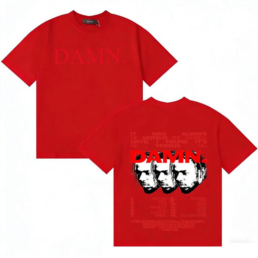 Rapper Kendrick Lamar Album Music Tshirts Unisexs Clothing Retro Oversized Tshirt Crewneck Pop Short Sleeve Tee Shirt Streetwear