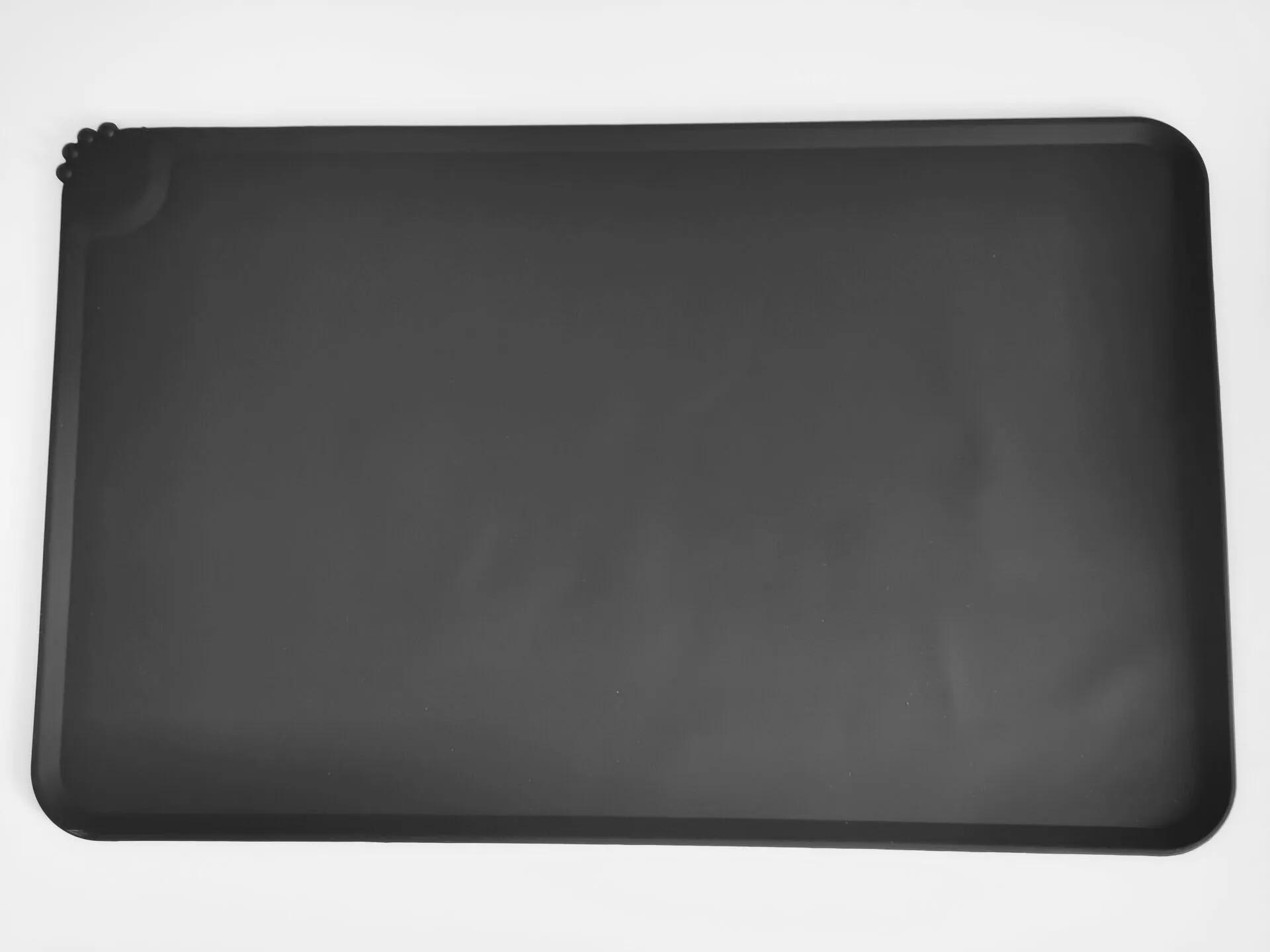 Food Grade Silicone Bowl Mats, Non - slip Food Pan Mat With Border, Waterproof Silicone Pet Placemat, Pet Feeders 48x30cm