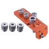 Ergonomic Aluminum Alloy Double Function Hole Punch And Tap Kit For Professional DIYer Projects Accurate Positioning