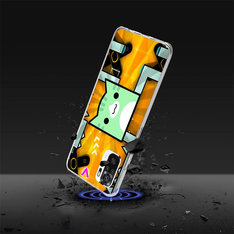 Geometry Dash Game Phnoe Case for Phnoe Case for Xiaomi Redmi Note 15 14 14S 13 Pro Plus 12 12S 11S 11E 10S 10 11T 5G Unique Cov