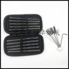 10-Piece Carburetor Screwdriver Set with Black Leather Case and Brush Cutter Chainsaw Accessories HZPJ