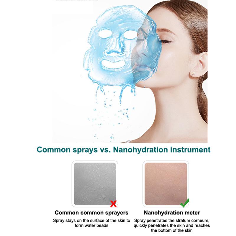 20Ml Face Steamer Air Humidifier Mini Nano Facial Sprayer Nebulizerportable Hydrating Anti-Aging Wrinkle Women Beauty Skin Care