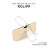 Mini Metal Nose Clip Reading Glasses Easy to Carry Reading Glasses Unisex Vintage HD Presbyopic Glasses