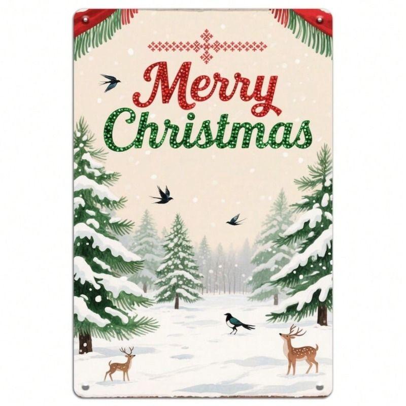 Vintage Metal Painting for Living Room Kitchen Studio Garage Wall Decor