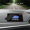 Car Sticker Car Dashboard Adhesive Anti-Slip Mat Silicone Storage Mat Cell Phone Anti-Slip Mat for Ford Focus Mustang Fiesta Ran