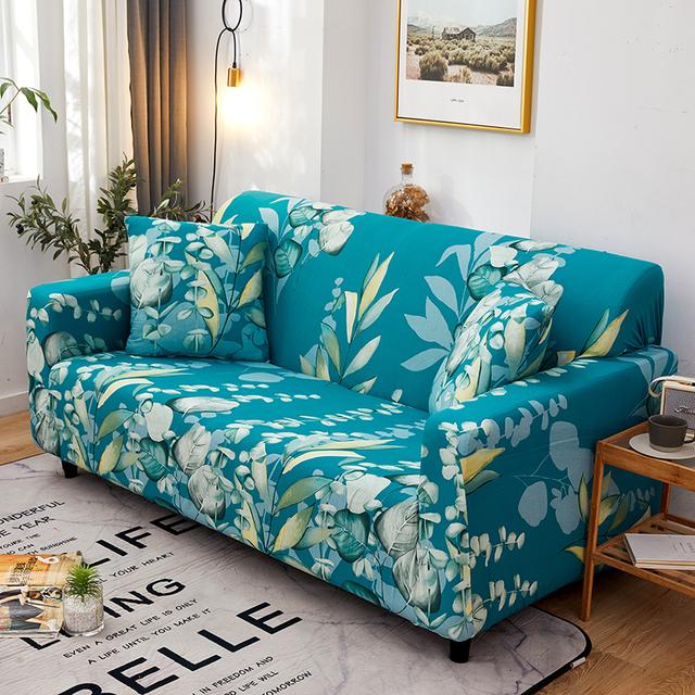 Elastic Sofa Cover For Living Room Non -Slip Stretch Couch Slipcover Couch Cover Sofa Cover Floral Universal Spandex Case for Home