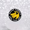 NEVER FORGET WHO YOU ARE Enamel Pins Custom Cute little lion Brooches Lapel Badges Cartoon Animal Jewelry Gift for Kids Friends