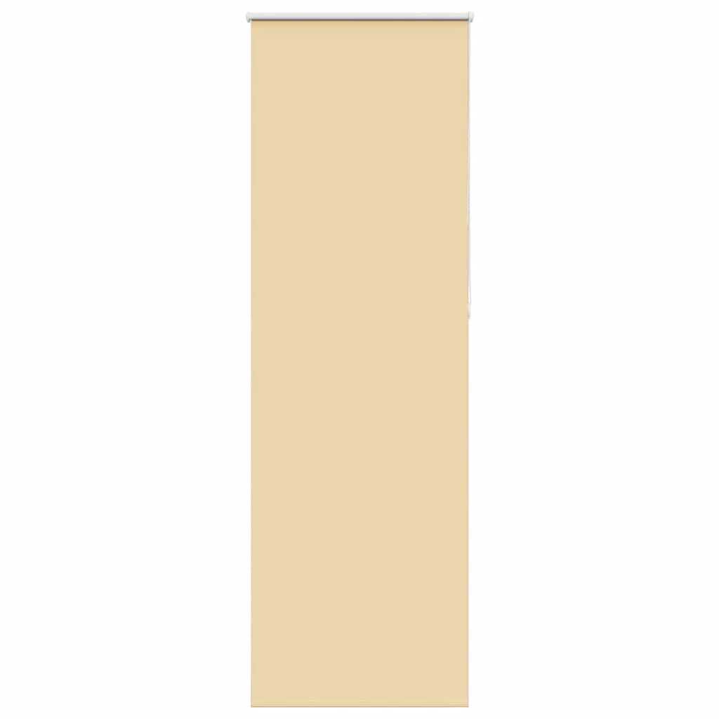 Roleta Zaciemniająca Beżowa 80X230 Cm Szerokość Tkaniny 75,7 Cm