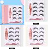 4 Pairs Magnet Eyelash Magnetic Liquid Eyeliner False Eyelashes Waterproof Long Lasting Eyelash