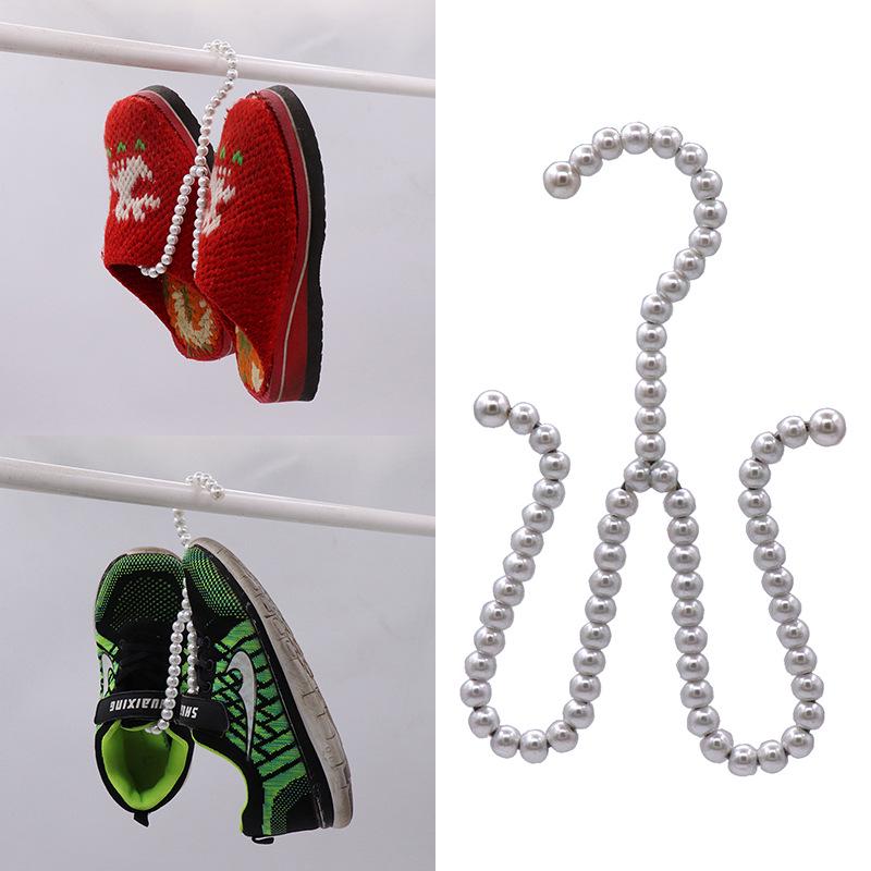 20cm Fashion Pearl Hanger with Bow - Pet, Dog, and Children's Plastic Hanger