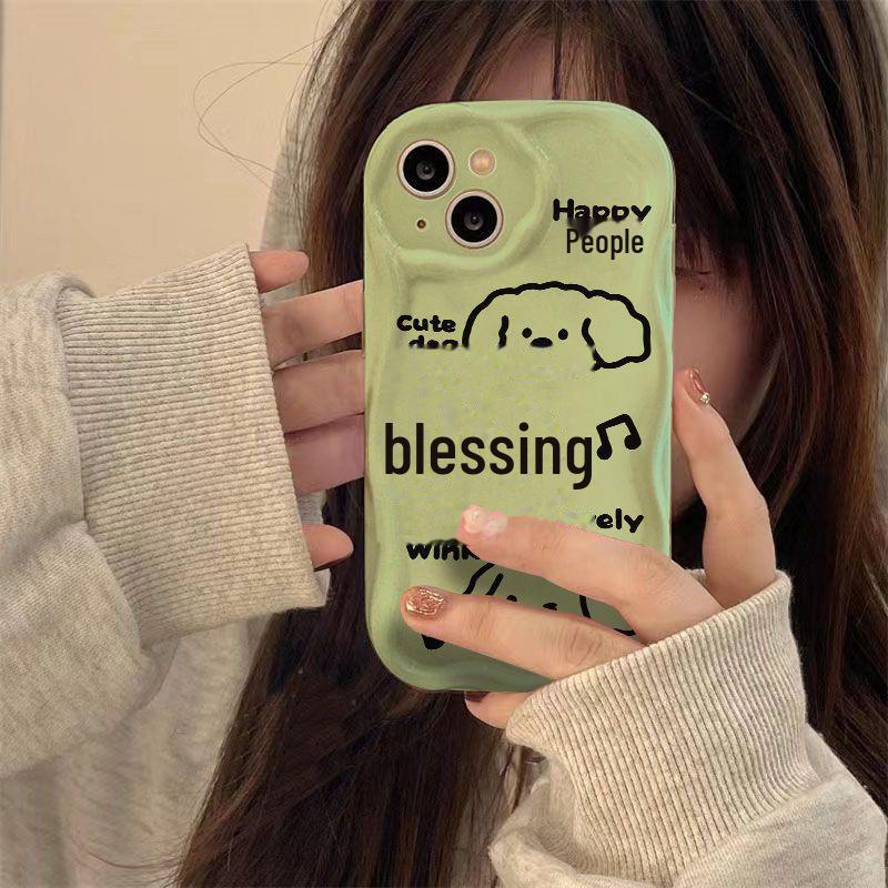 Happy Wink Puppy iPhone Case: Creative and Fun for 11/14/15/16 Pro/12 Mini All-Inclusive