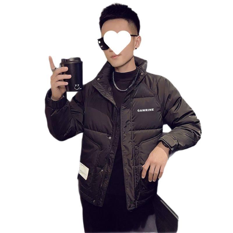 Herren Trendy Koreanischer Stil Stehkragen Daunenjacke - Warm, Locker, Lässige Arbeitskleidung Mode