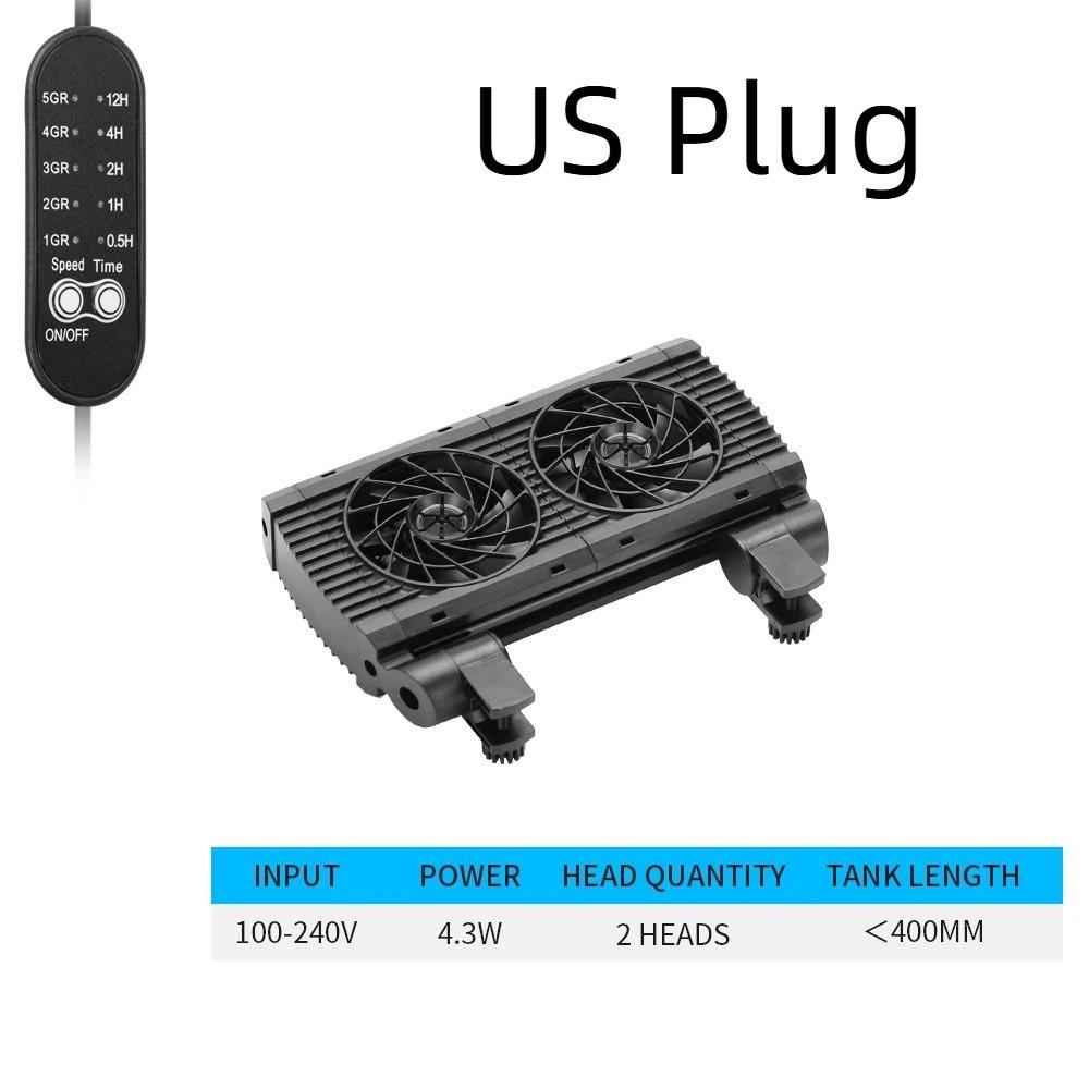 1/2/3/4/5/6 Head Aquarium Cooling Fan Variable Speed Heat Dissipation Fan Fishbowl Culture