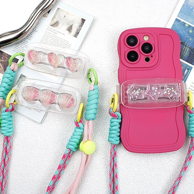 

Love Phone Case Clip Мобильный телефон Ремешок для ремня через плечо Подставка для телефона с зажимом для крепления на заднюю часть Держатель для ремня с защитой от потери Съемный ремешок с зажимом для крепления на заднюю часть