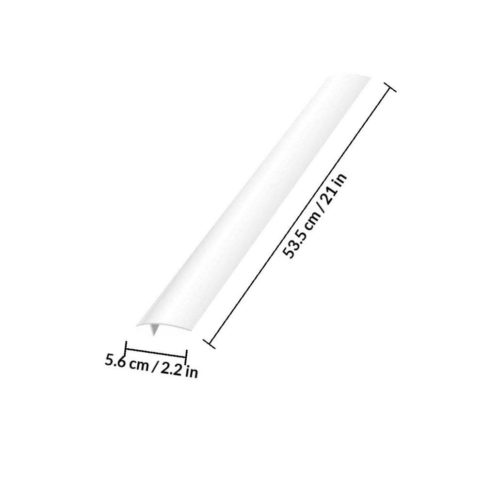 2Pcs Smooth Shiny Back Silicone Stove Gaps Cover Non Slip Lip Design Gap Filler for Kitchen Countertop Stovetop Dishwasher Sink