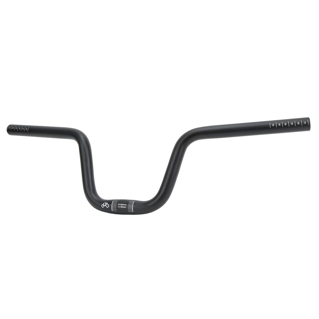 Lp Litepro Aluminum Alloy Bike Swallow Handlebar Bike Riser Handlebar for Brompton Black Lift 160mm