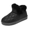 Thick-soled snow boots winter new short tube thickened velvet warm waterproof and non-slip moisture cotton shoes