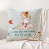 C-Coco And Wondrous Gang Cushion Cover Summer Coolness Linen Fabric Double-Sided Printing Pillow Case Sofa Home Decor Gift