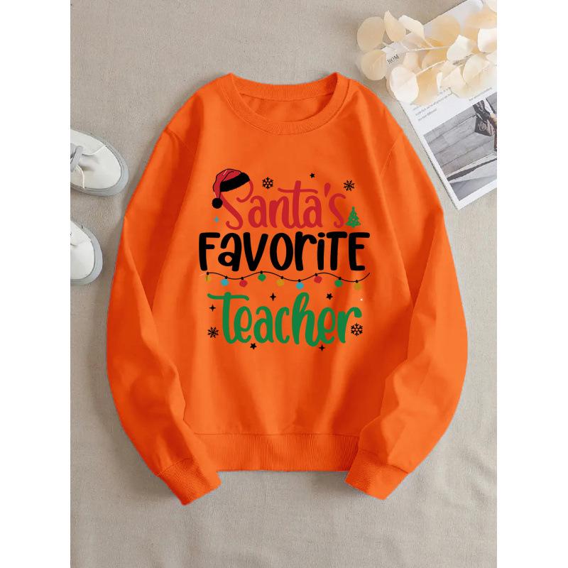Women's Festive Santa Claus Fleece-Lined Christmas Hoodie