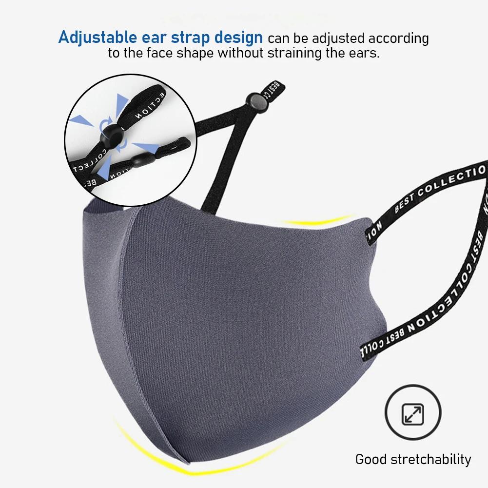 Ice Silk Mask Spring And Summer Dustproof Washable Reusable Face Mask Unisex Adult/child Mask Outdoor Travel Protection