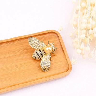 Broșă de albine, insignă de temperament de lux, broșă decorativă, accesorii vestimentare versatile creative