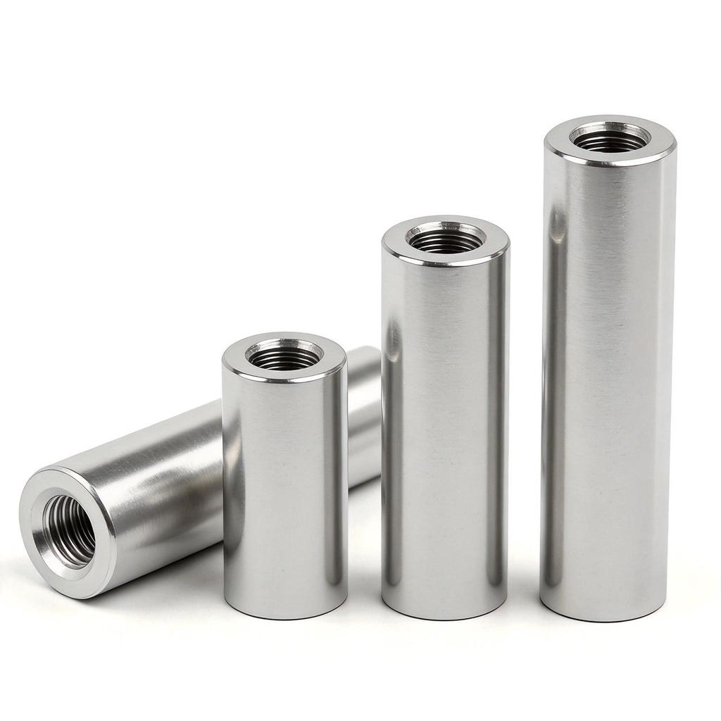304 Stainless Steel Double-Headed Cylindrical Pin with Dual-End Holes, Support Column Rod Fastener.